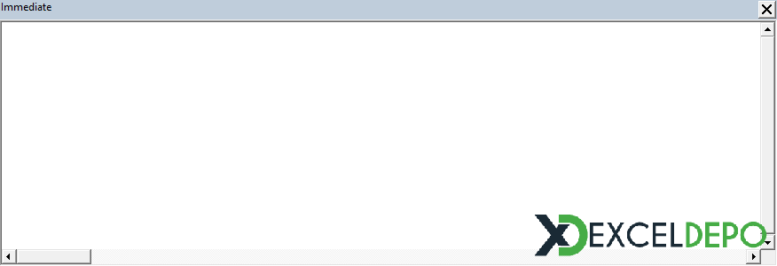 Immediate Window