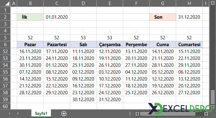 Yeni nesil Excel Özelliği