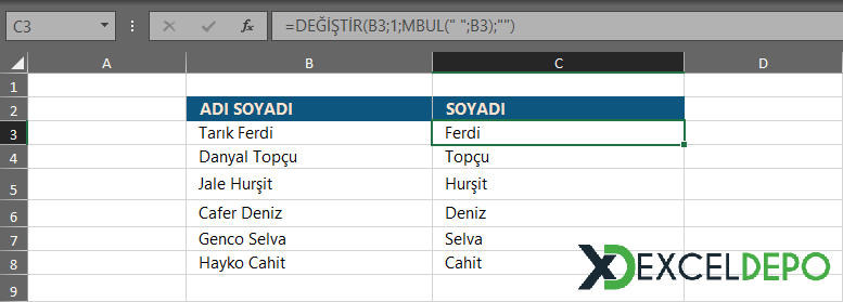 Formüllü Hücreler Nasıl Değere Dönüştürülür