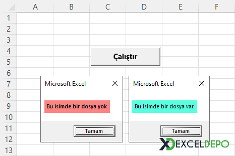 Klasörde Dosya Araması Yapma